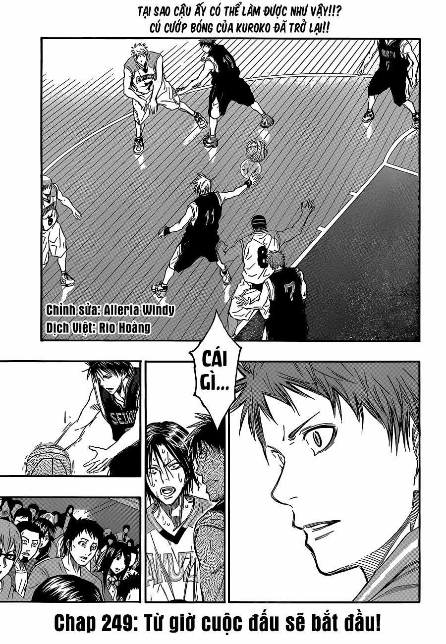 Kuroko No Basket Chapter 249 - Trang 2