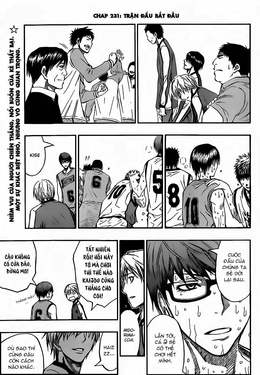 Kuroko No Basket Chapter 231 - Trang 2