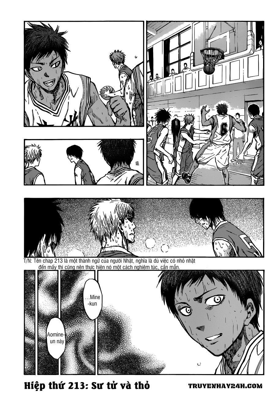 Kuroko No Basket Chapter 213 - Trang 2