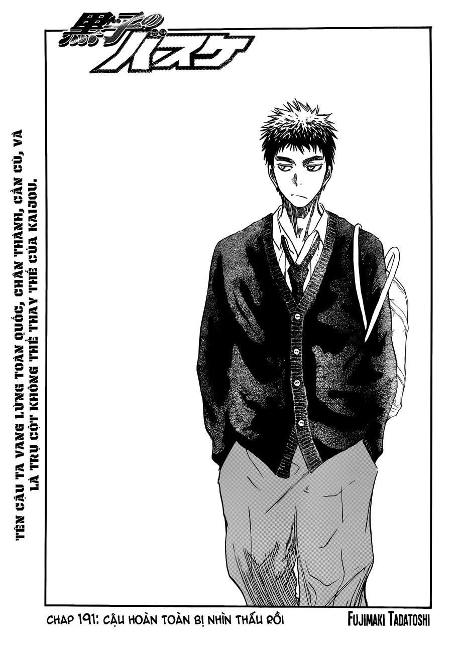 Kuroko No Basket Chapter 191 - Trang 2