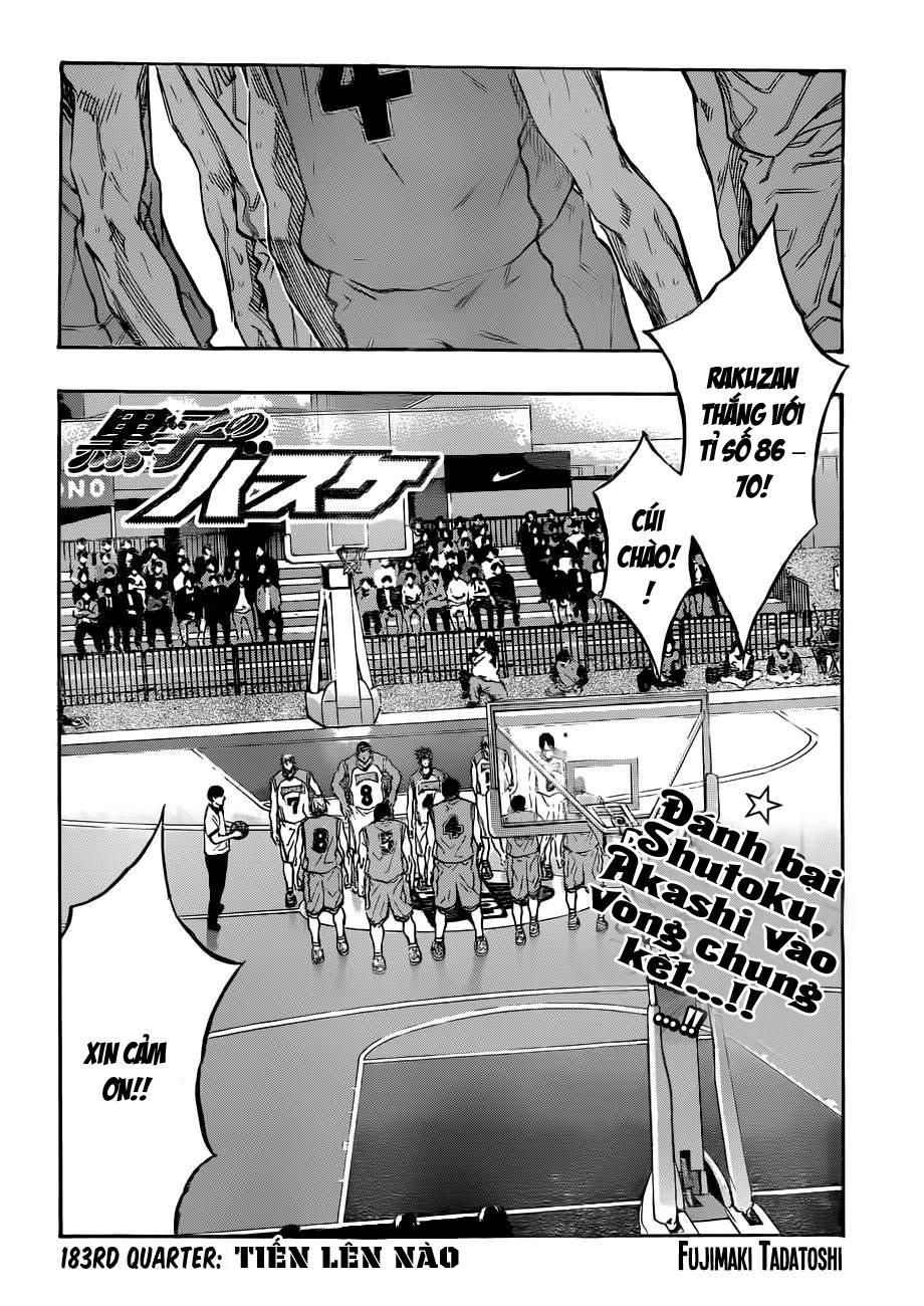 Kuroko No Basket Chapter 183 - Trang 2