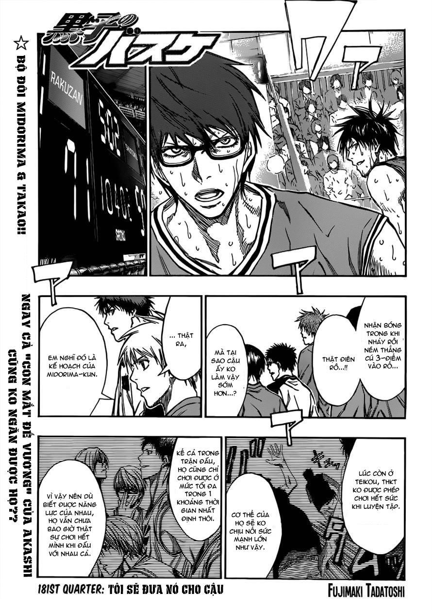 Kuroko No Basket Chapter 181 - Trang 2