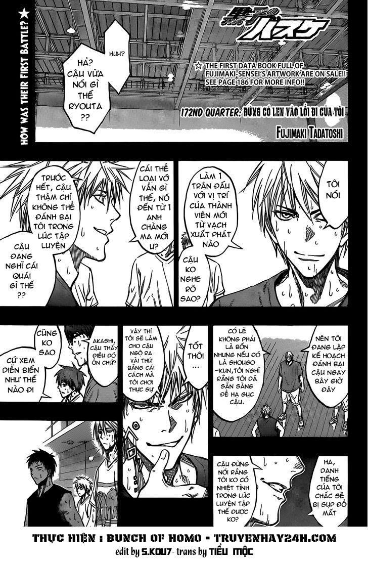 Kuroko No Basket Chapter 172 - Trang 2