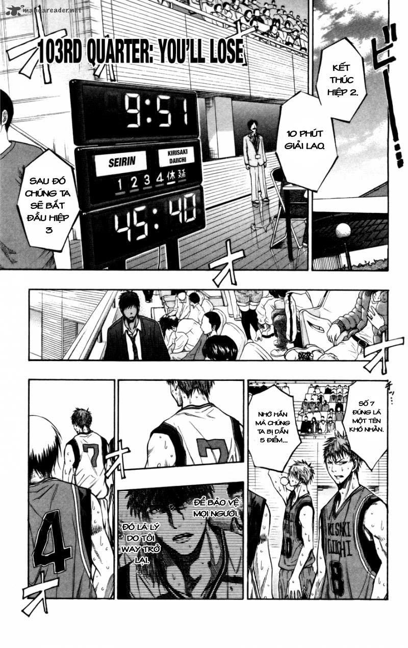 Kuroko No Basket Chapter 103 - Trang 2