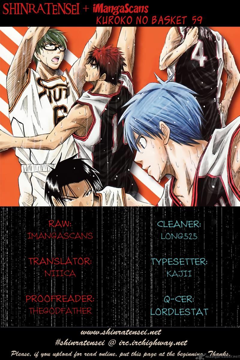 Kuroko No Basket Chapter 59 - Trang 2