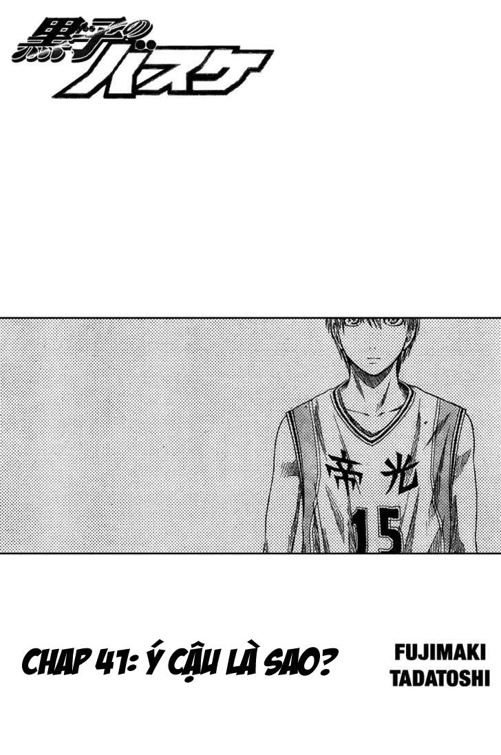 Kuroko No Basket Chapter 41 - Trang 2