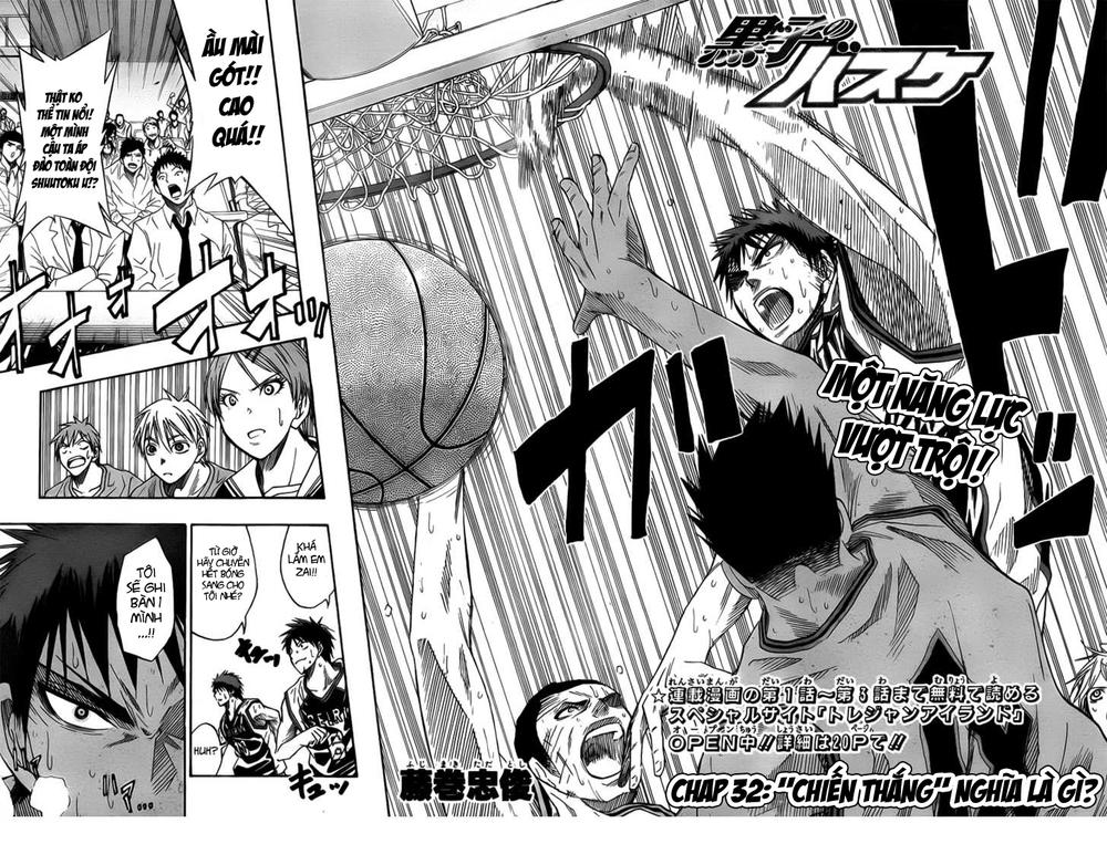 Kuroko No Basket Chapter 32 - Trang 2