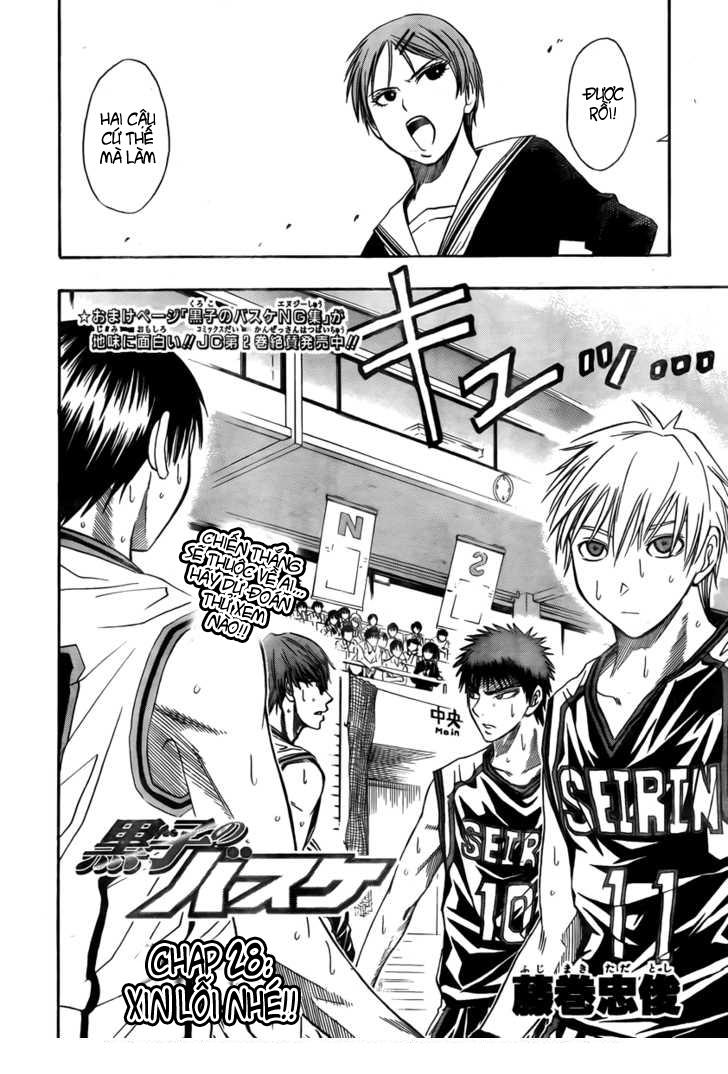 Kuroko No Basket Chapter 28 - Trang 2