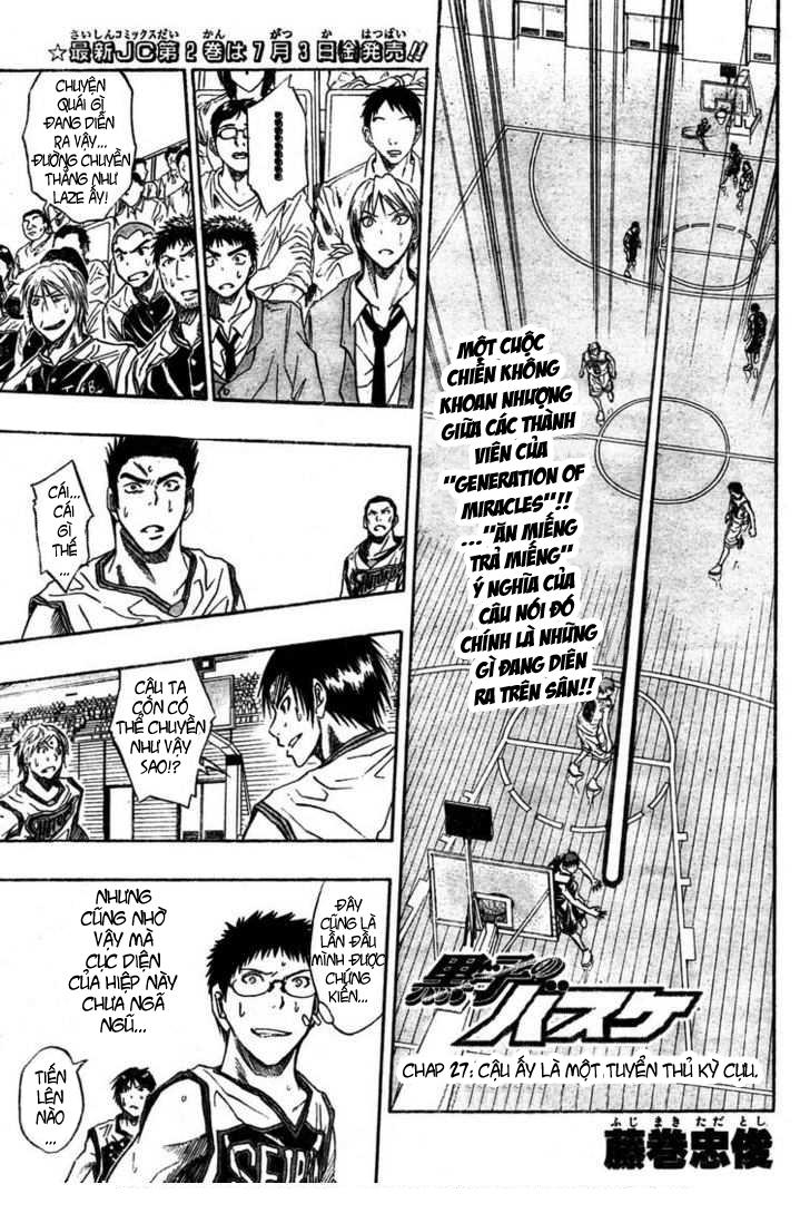 Kuroko No Basket Chapter 27 - Trang 2