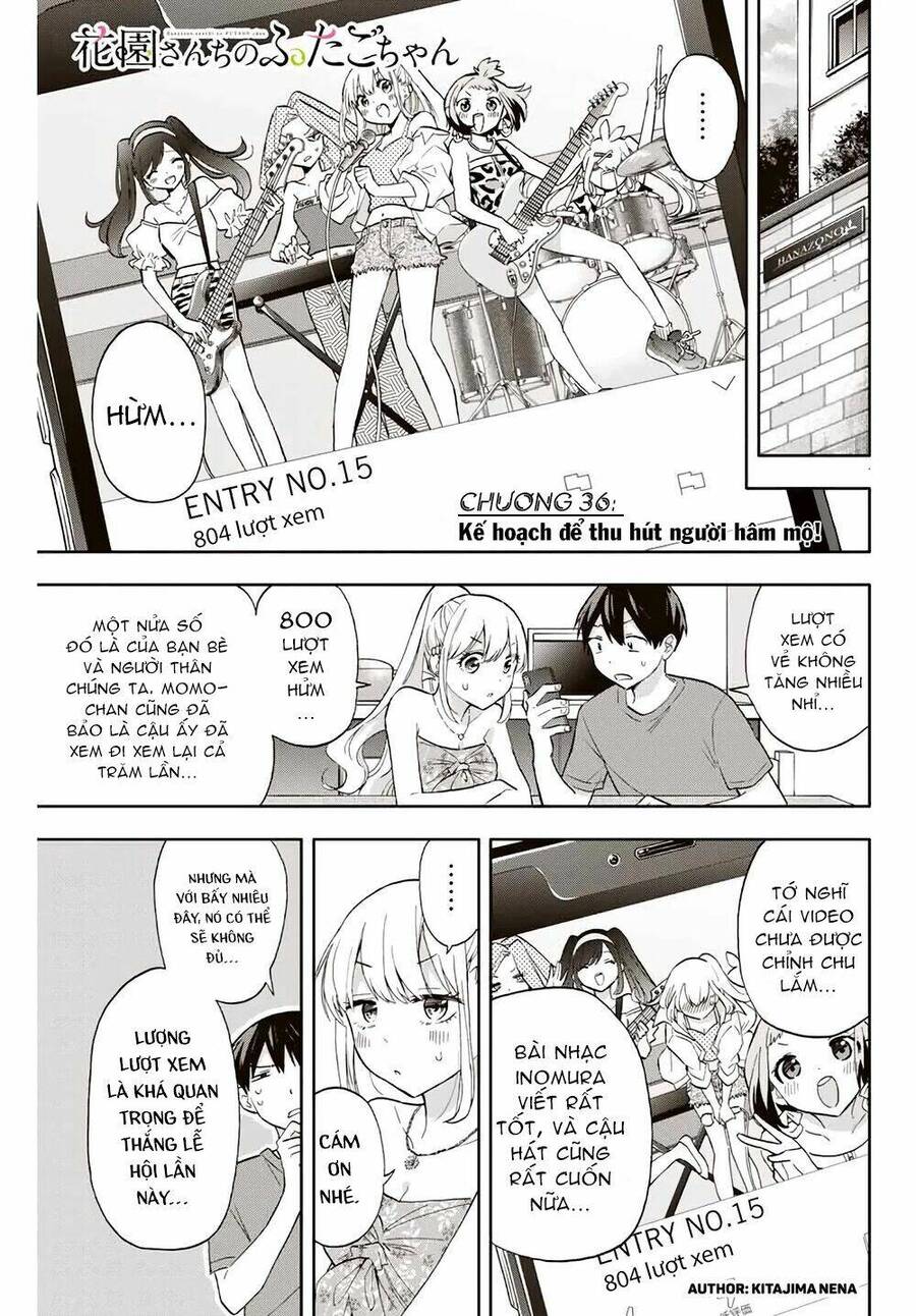 Hanazono-Sanchi No Futago-Chan Chapter 36 - Trang 2