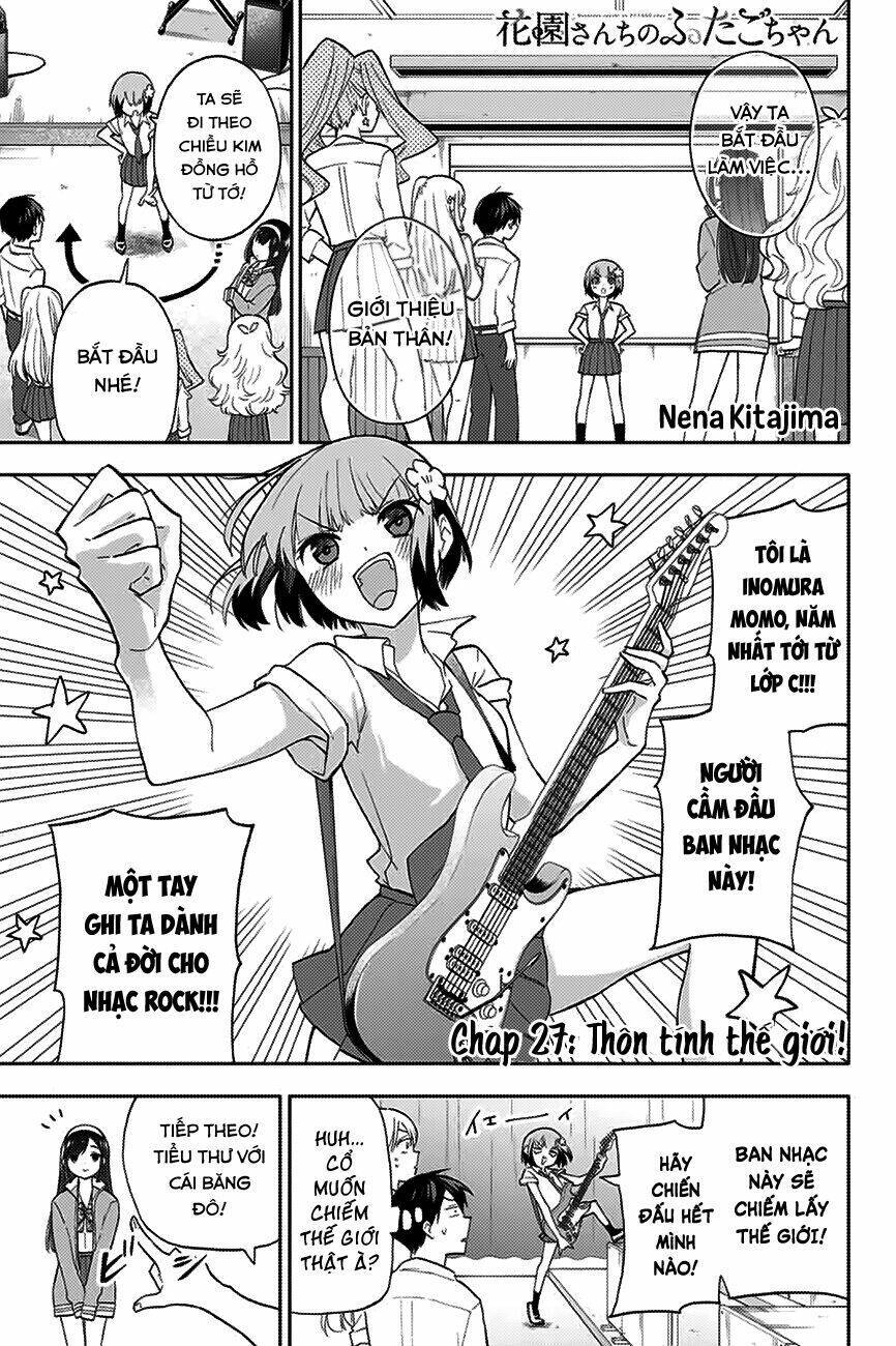 Hanazono-Sanchi No Futago-Chan Chapter 27 - Trang 2