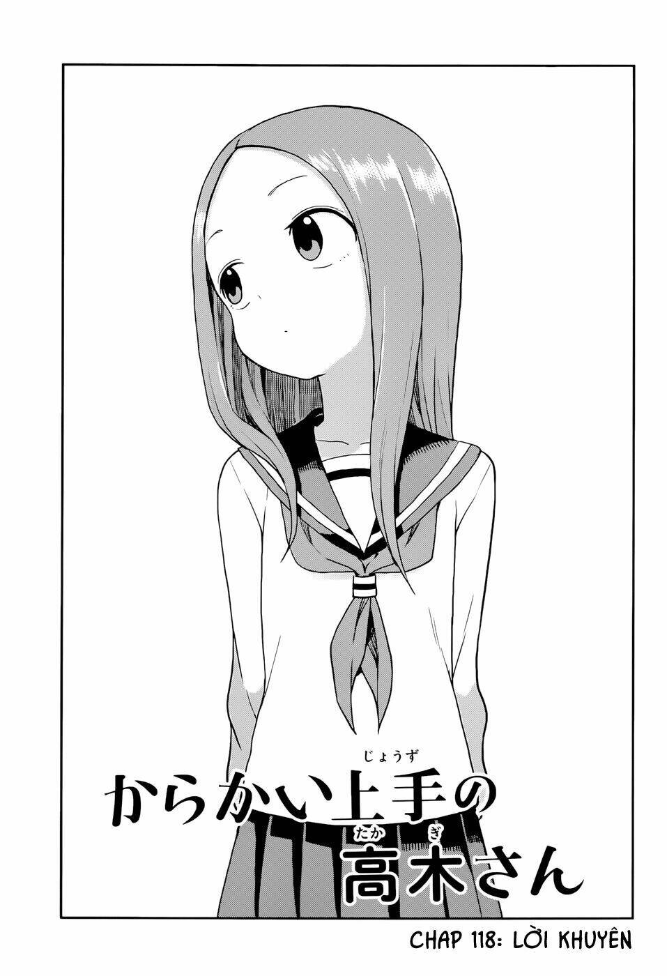 Nhất Quỷ Nhì Ma, Thứ Ba Takagi Chapter 118 - Trang 2