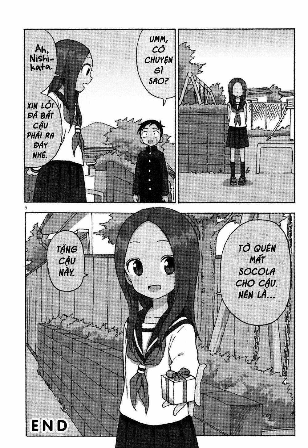 Nhất Quỷ Nhì Ma, Thứ Ba Takagi Chapter 95.5 - Trang 2