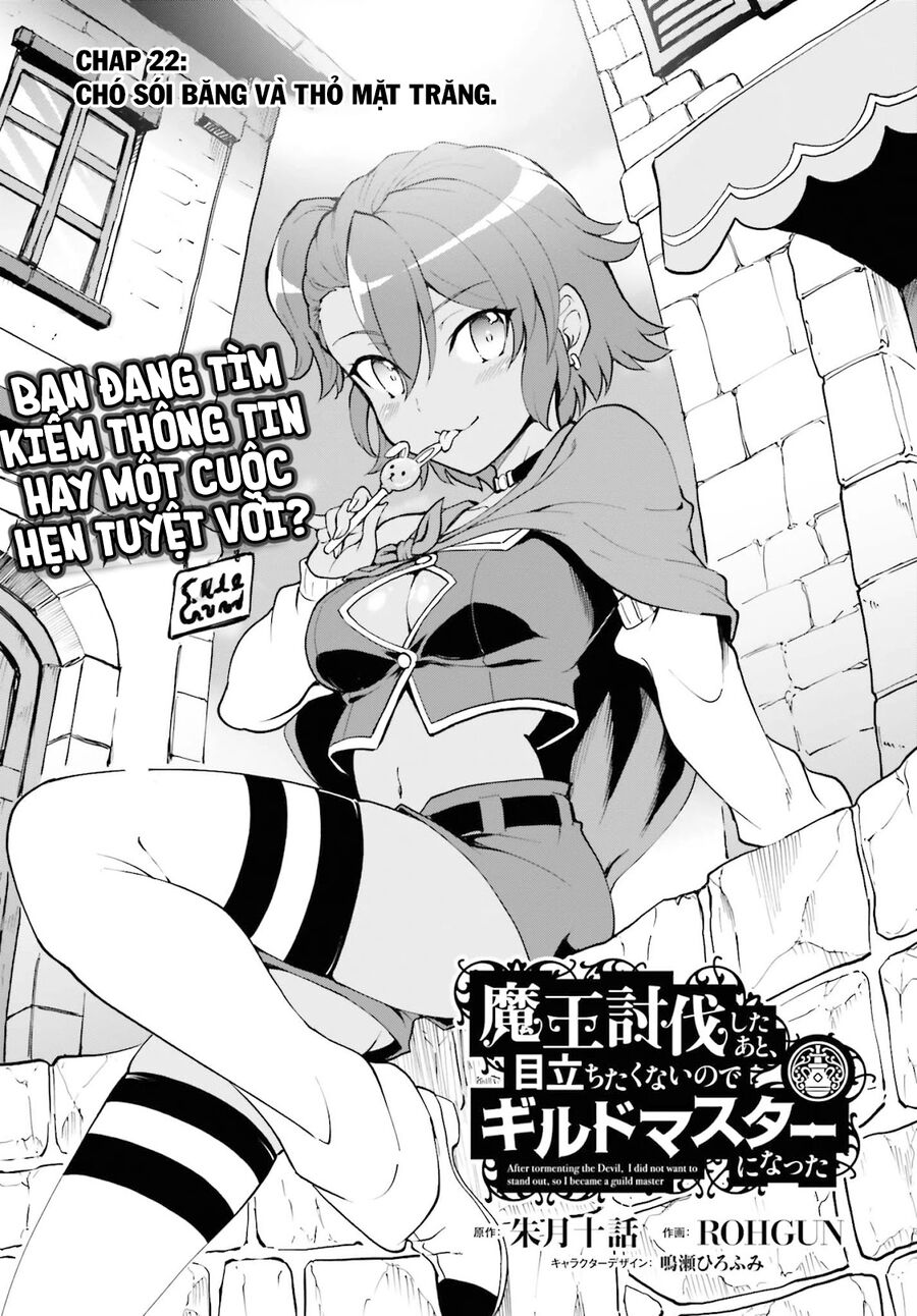 Maou Toubatsu Shita Ato, Medachitakunai Node Guild Master Ni Natta Chapter 22 - Trang 2