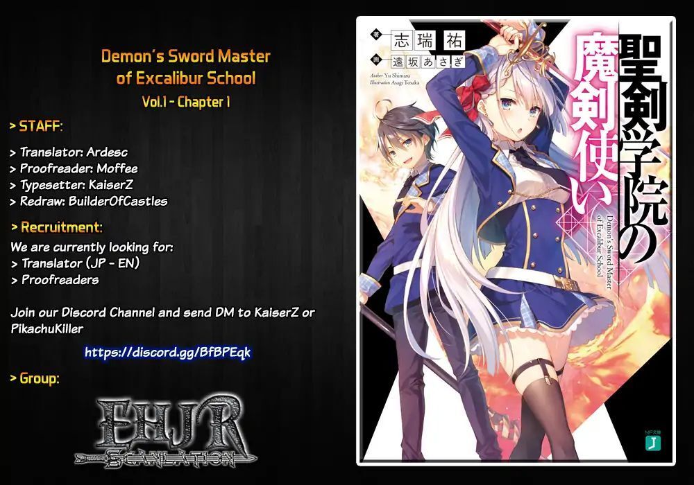 Demon’S Sword Master Of Excalibur School Chapter 1 - Trang 2