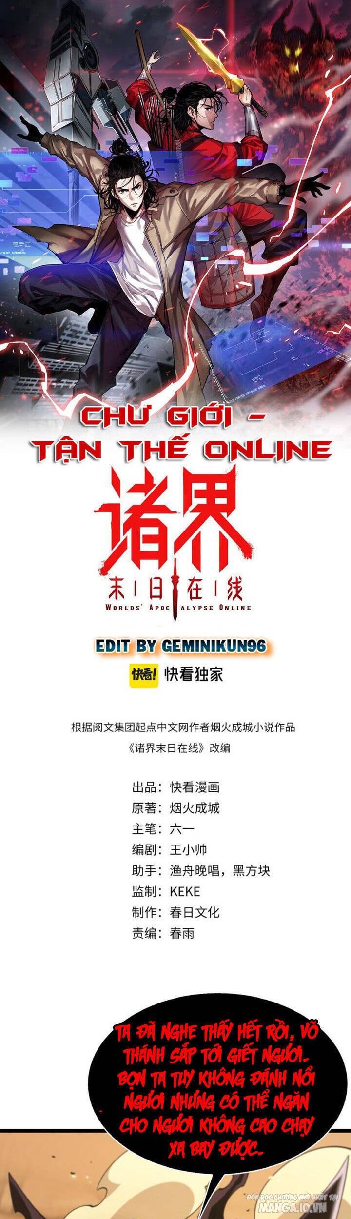 Chư Giới – Tận Thế Online Chapter 92 - Trang 2