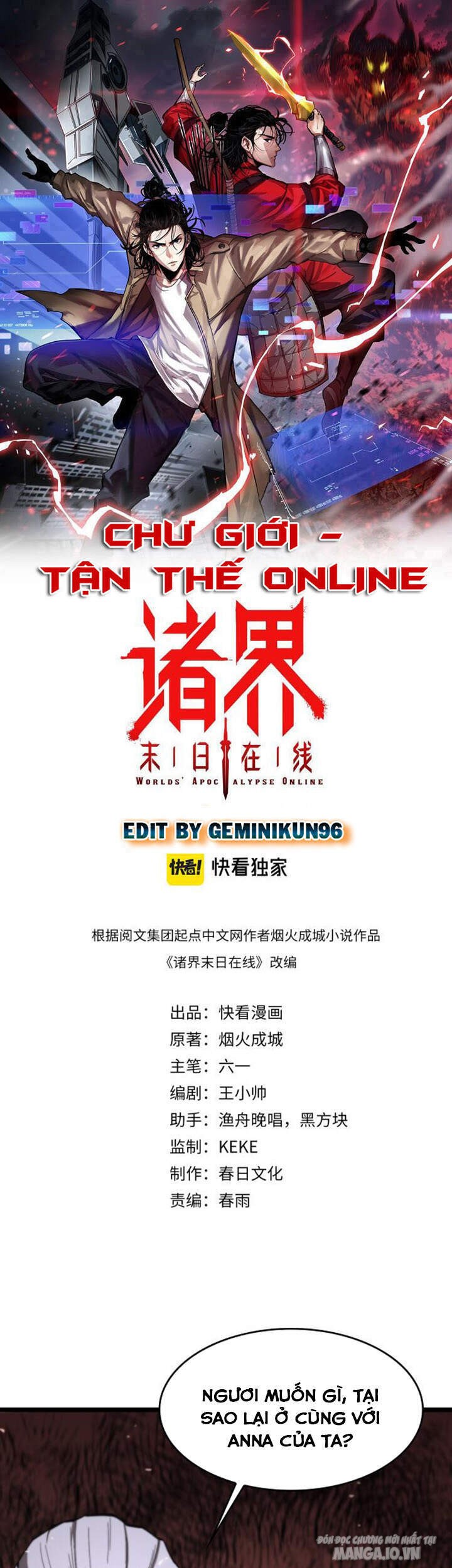 Chư Giới – Tận Thế Online Chapter 82 - Trang 2