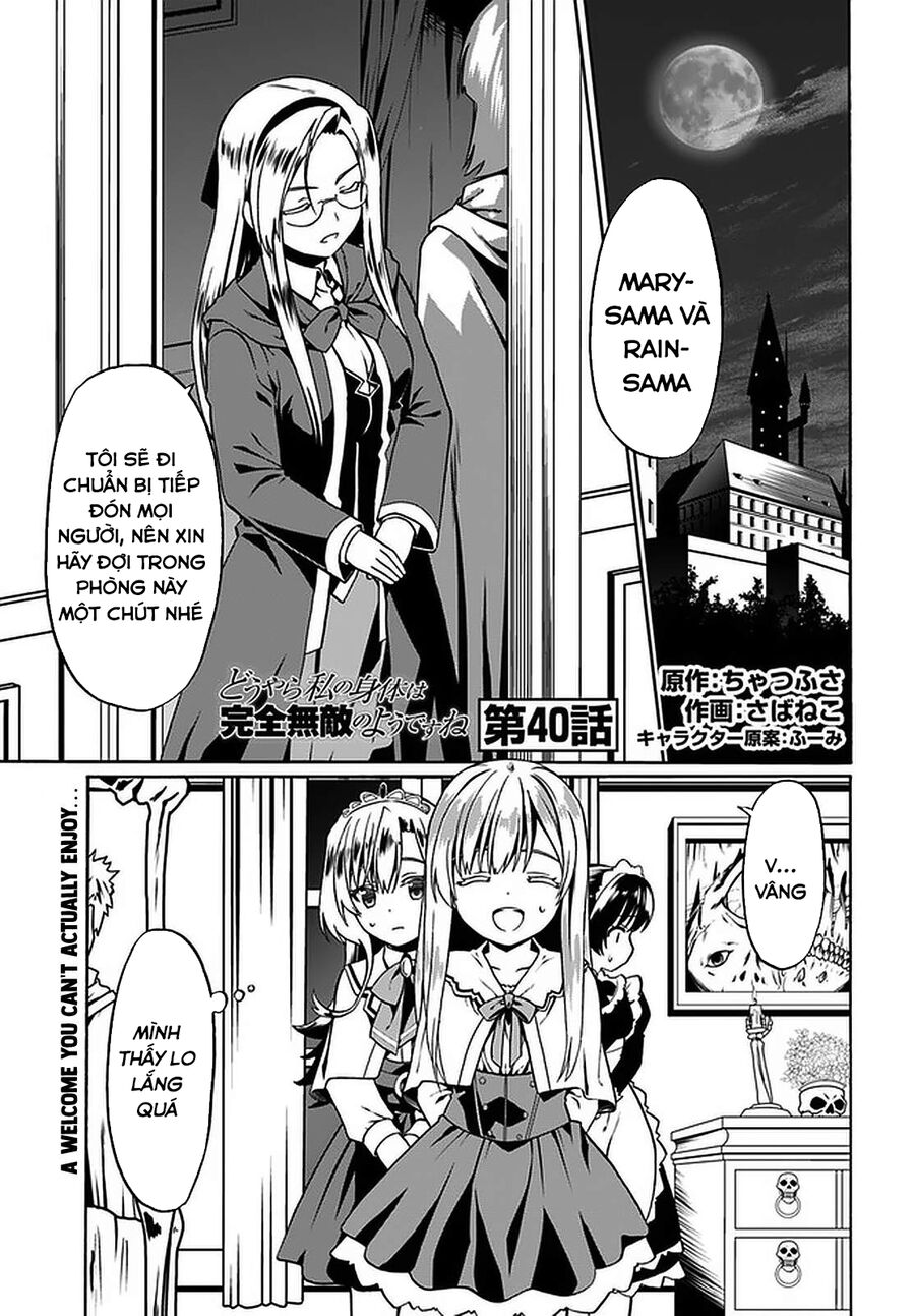 Douyara Watashi No Karada Wa Kanzen Muteki No You Desu Ne Chapter 40 - Trang 2