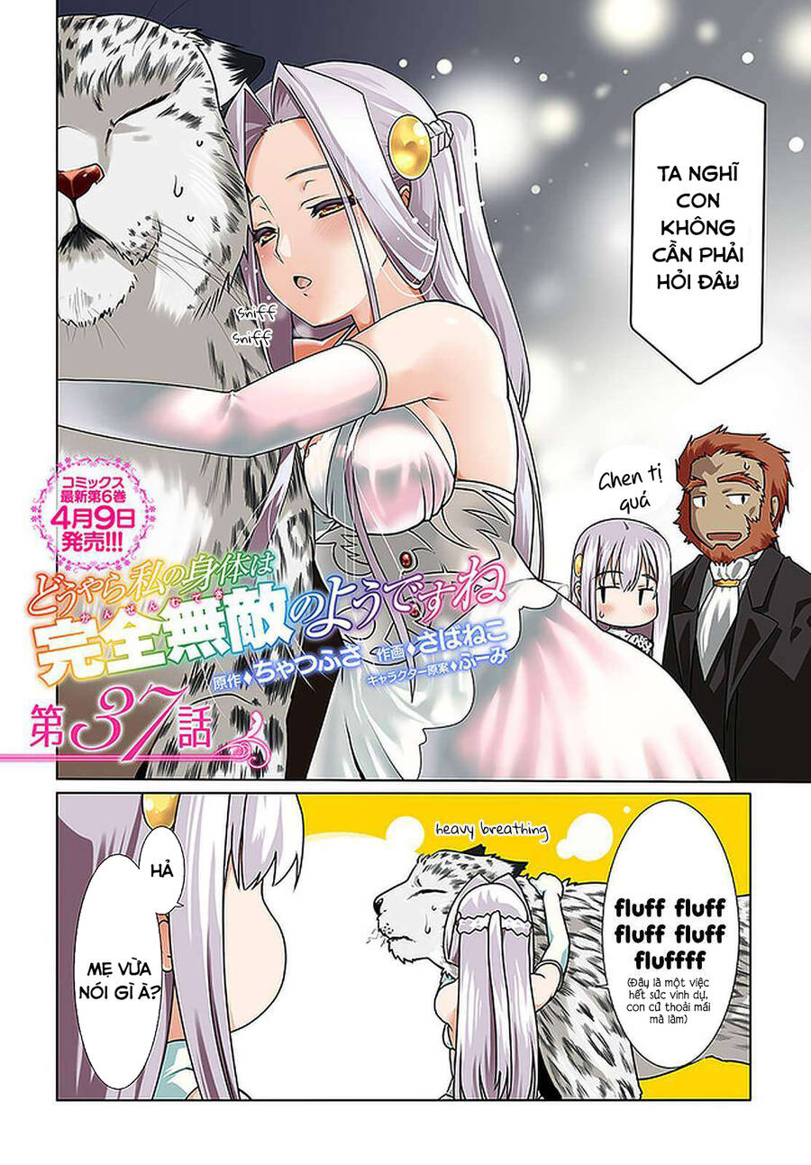 Douyara Watashi No Karada Wa Kanzen Muteki No You Desu Ne Chapter 37 - Trang 2