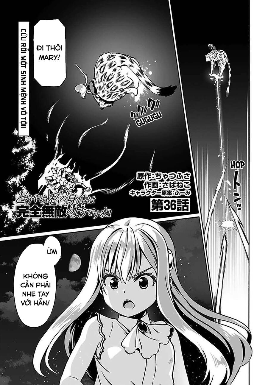 Douyara Watashi No Karada Wa Kanzen Muteki No You Desu Ne Chapter 36 - Trang 2