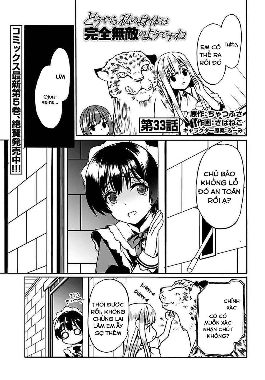 Douyara Watashi No Karada Wa Kanzen Muteki No You Desu Ne Chapter 33 - Trang 2