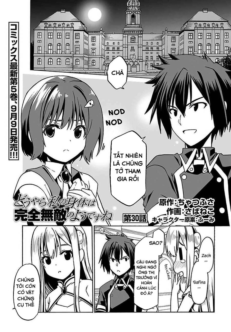 Douyara Watashi No Karada Wa Kanzen Muteki No You Desu Ne Chapter 30 - Trang 2