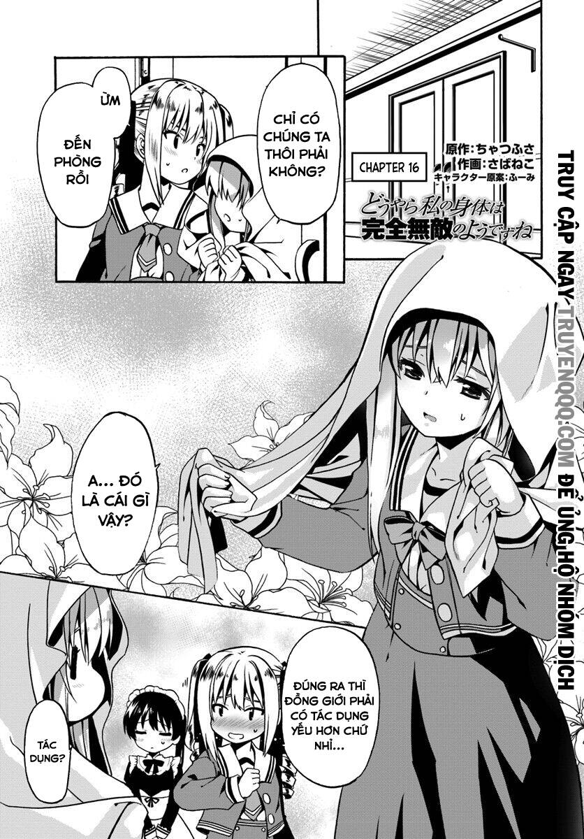 Douyara Watashi No Karada Wa Kanzen Muteki No You Desu Ne Chapter 16 - Trang 2