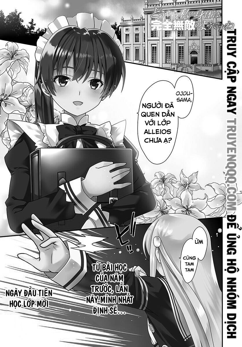 Douyara Watashi No Karada Wa Kanzen Muteki No You Desu Ne Chapter 13 - Trang 2