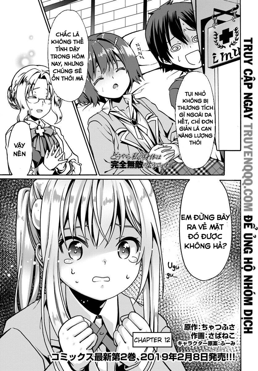 Douyara Watashi No Karada Wa Kanzen Muteki No You Desu Ne Chapter 12.1 - Trang 2