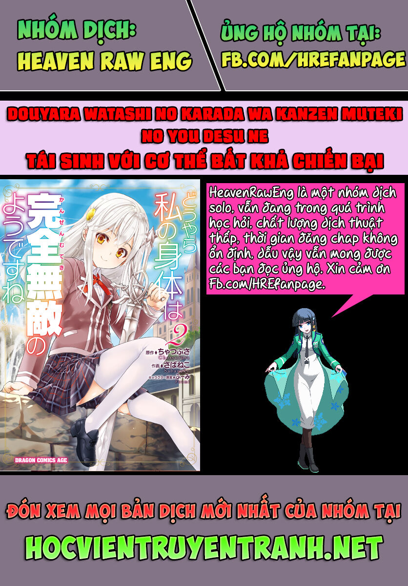 Douyara Watashi No Karada Wa Kanzen Muteki No You Desu Ne Chapter 6 - Trang 2