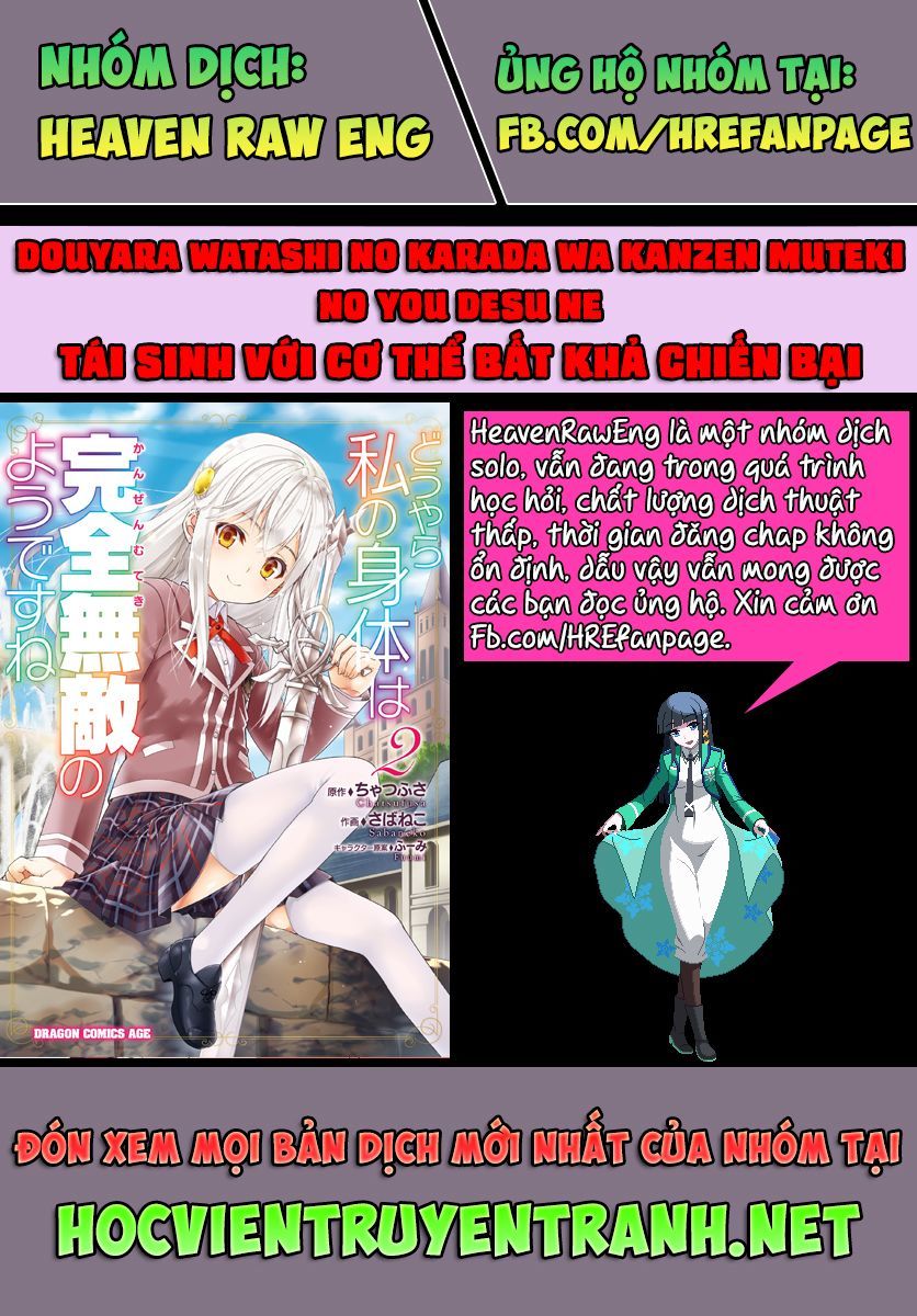 Douyara Watashi No Karada Wa Kanzen Muteki No You Desu Ne Chapter 5 - Trang 2