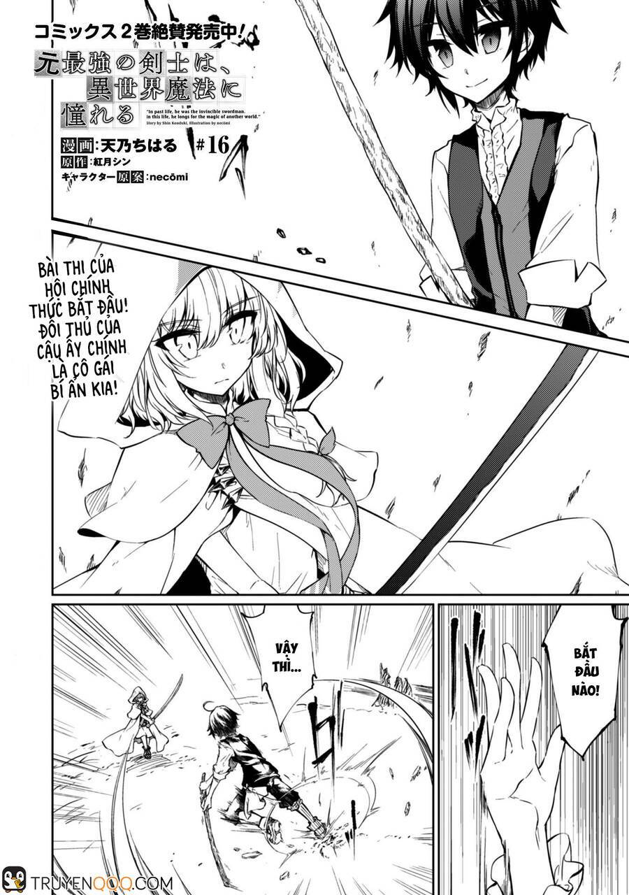 Moto Saikyou No Kenshi Wa, Isekai Mahou Ni Akogareru Chapter 16 - Trang 2