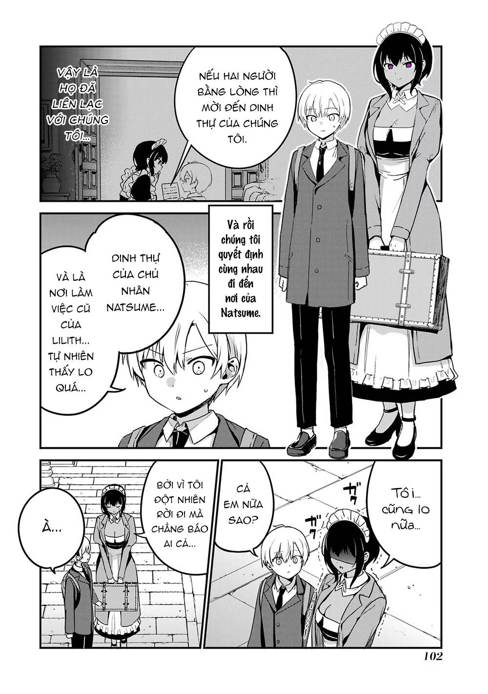 Saikin Yatotta Meido Ga Ayashii Chapter 55 - Trang 2