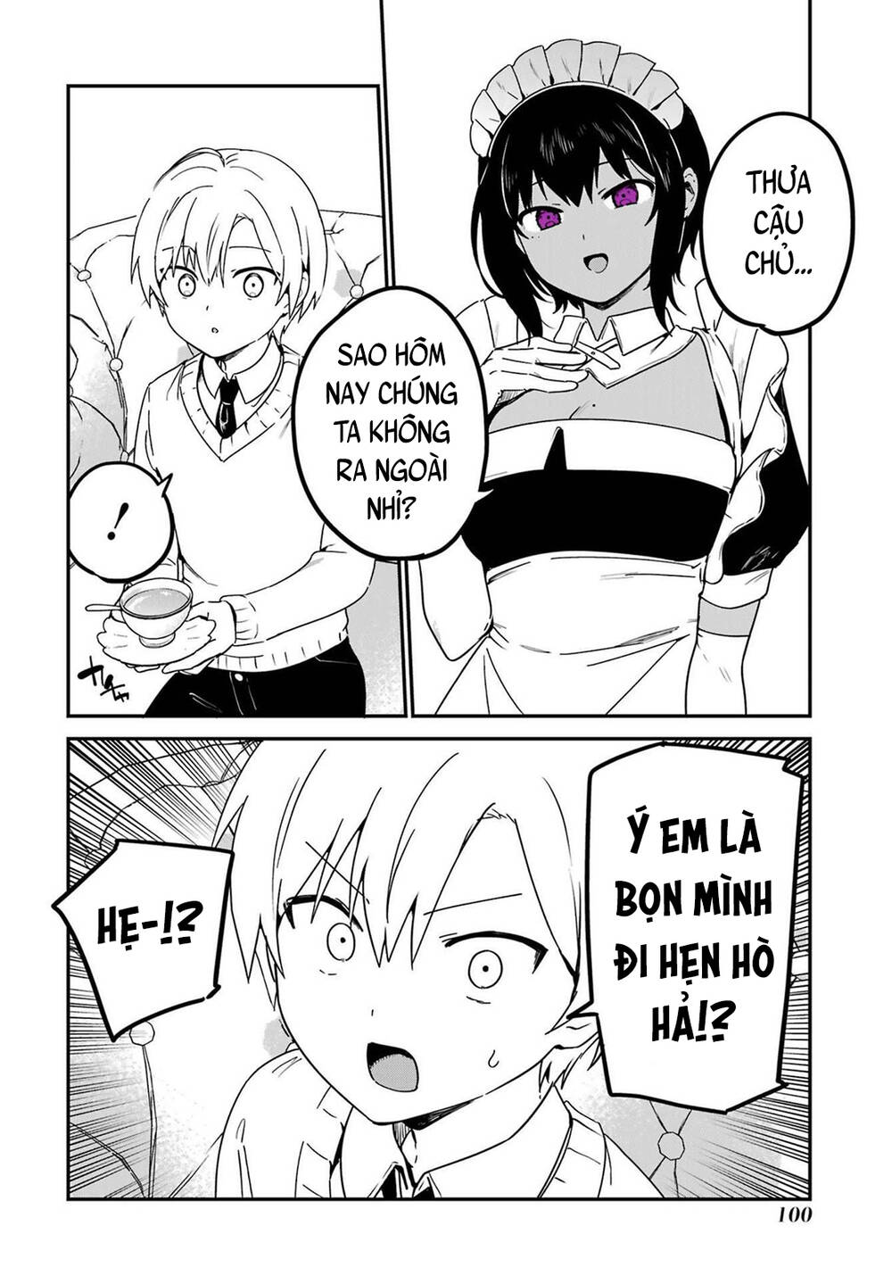 Saikin Yatotta Meido Ga Ayashii Chapter 48 - Trang 2