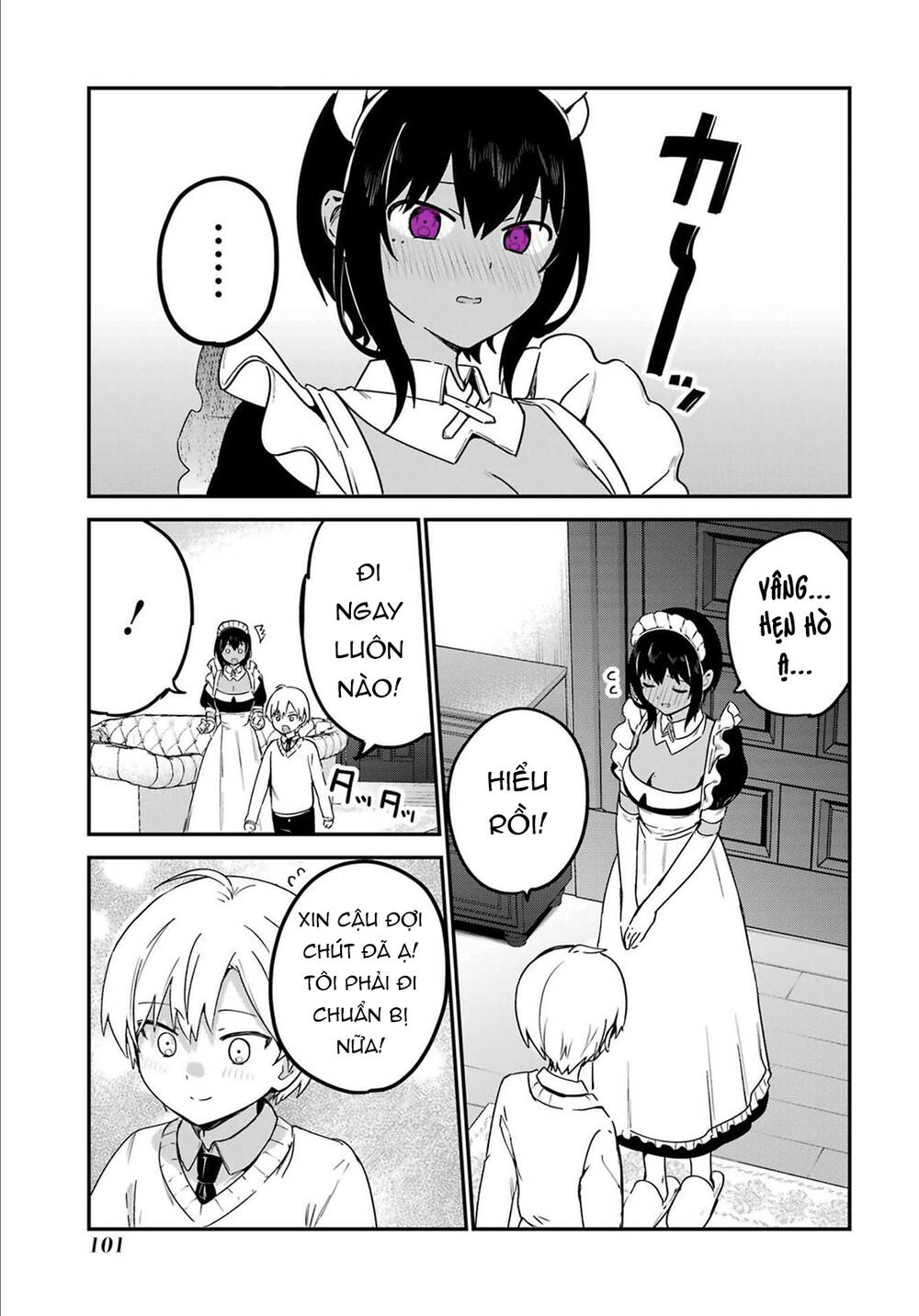 Saikin Yatotta Meido Ga Ayashii Chapter 48 - Trang 2