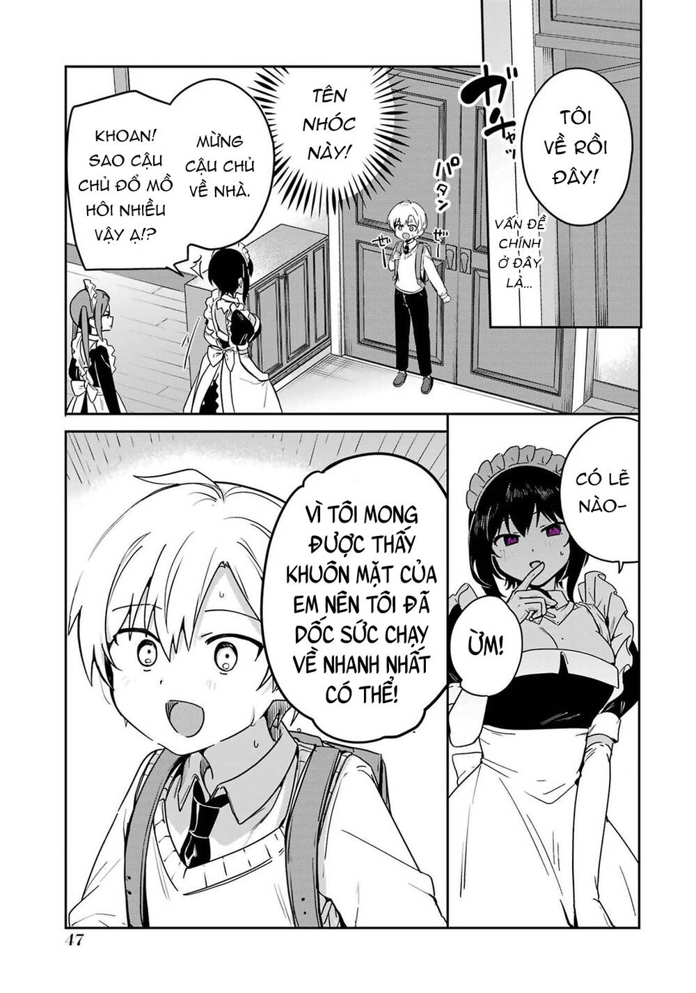 Saikin Yatotta Meido Ga Ayashii Chapter 45 - Trang 2