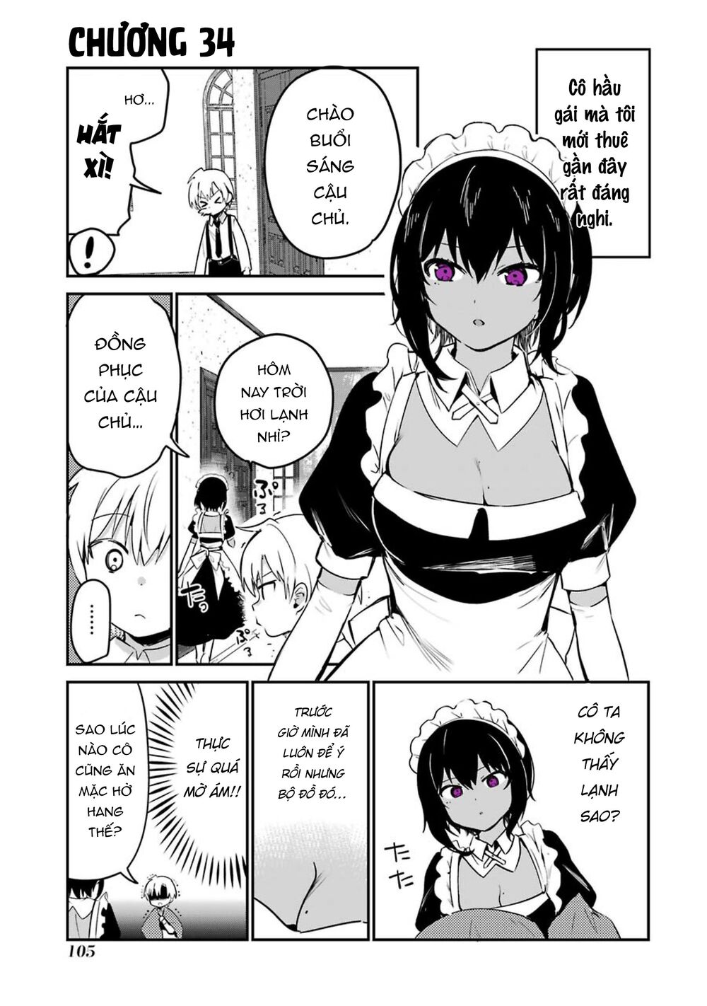 Saikin Yatotta Meido Ga Ayashii Chapter 34 - Trang 2