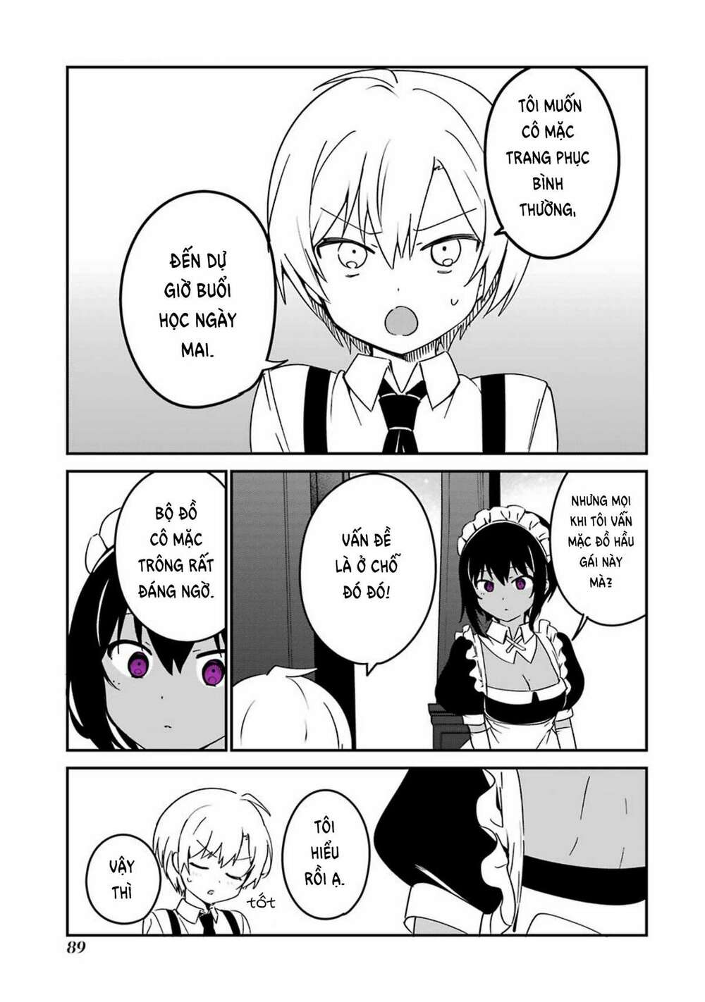 Saikin Yatotta Meido Ga Ayashii Chapter 22 - Trang 2