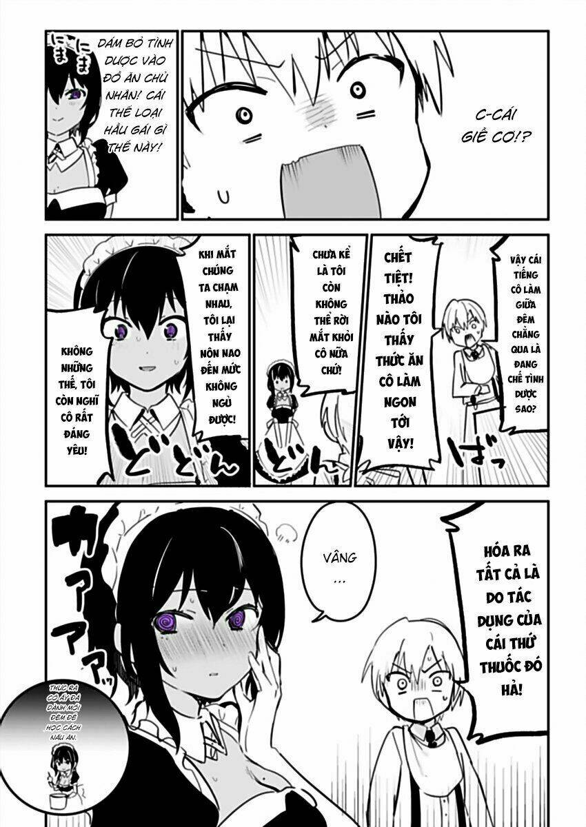 Saikin Yatotta Meido Ga Ayashii Chapter 1 - Trang 2