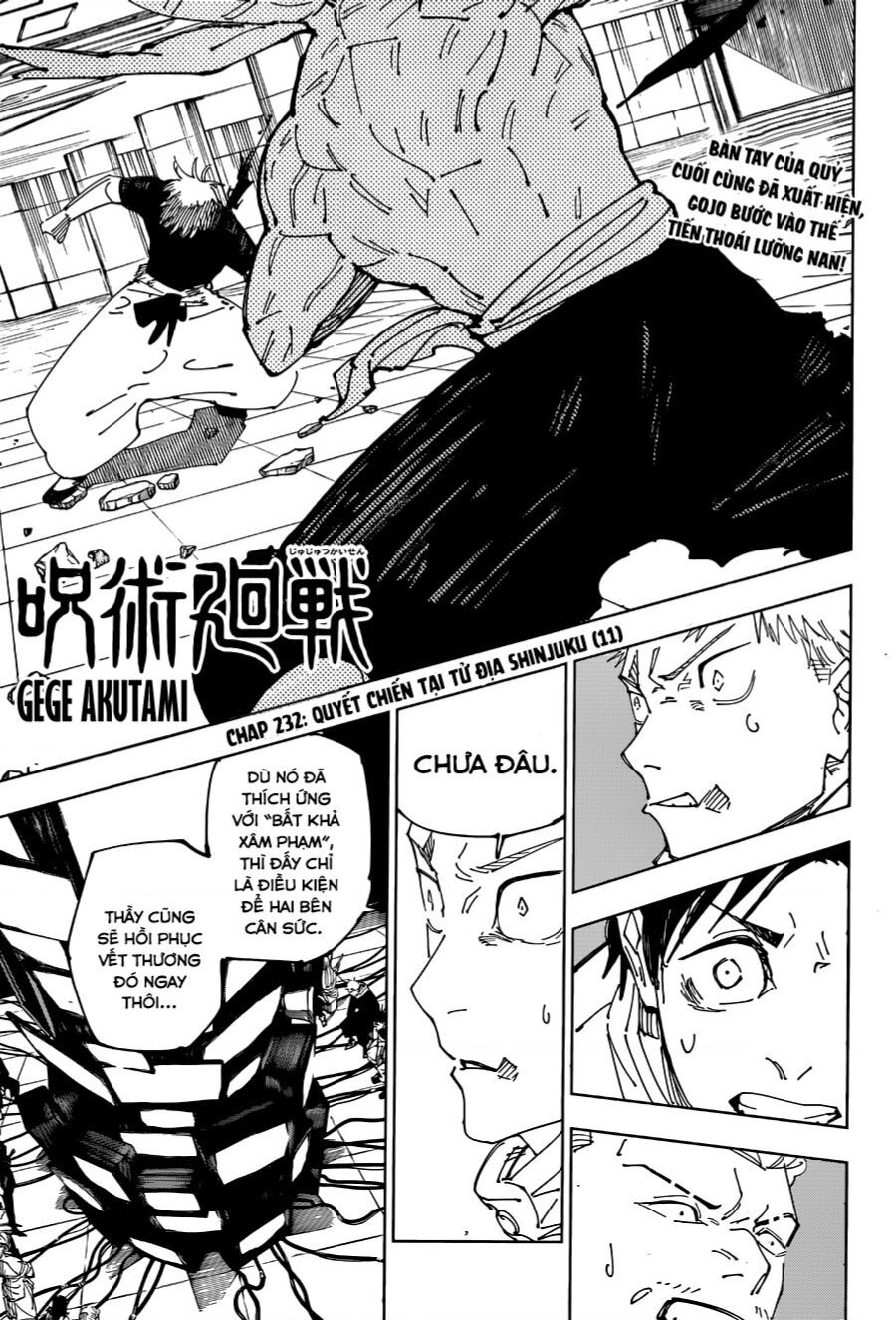 Jujutsu Kaisen – Chú Thuật Hồi Chiến Chapter 233 - Trang 2