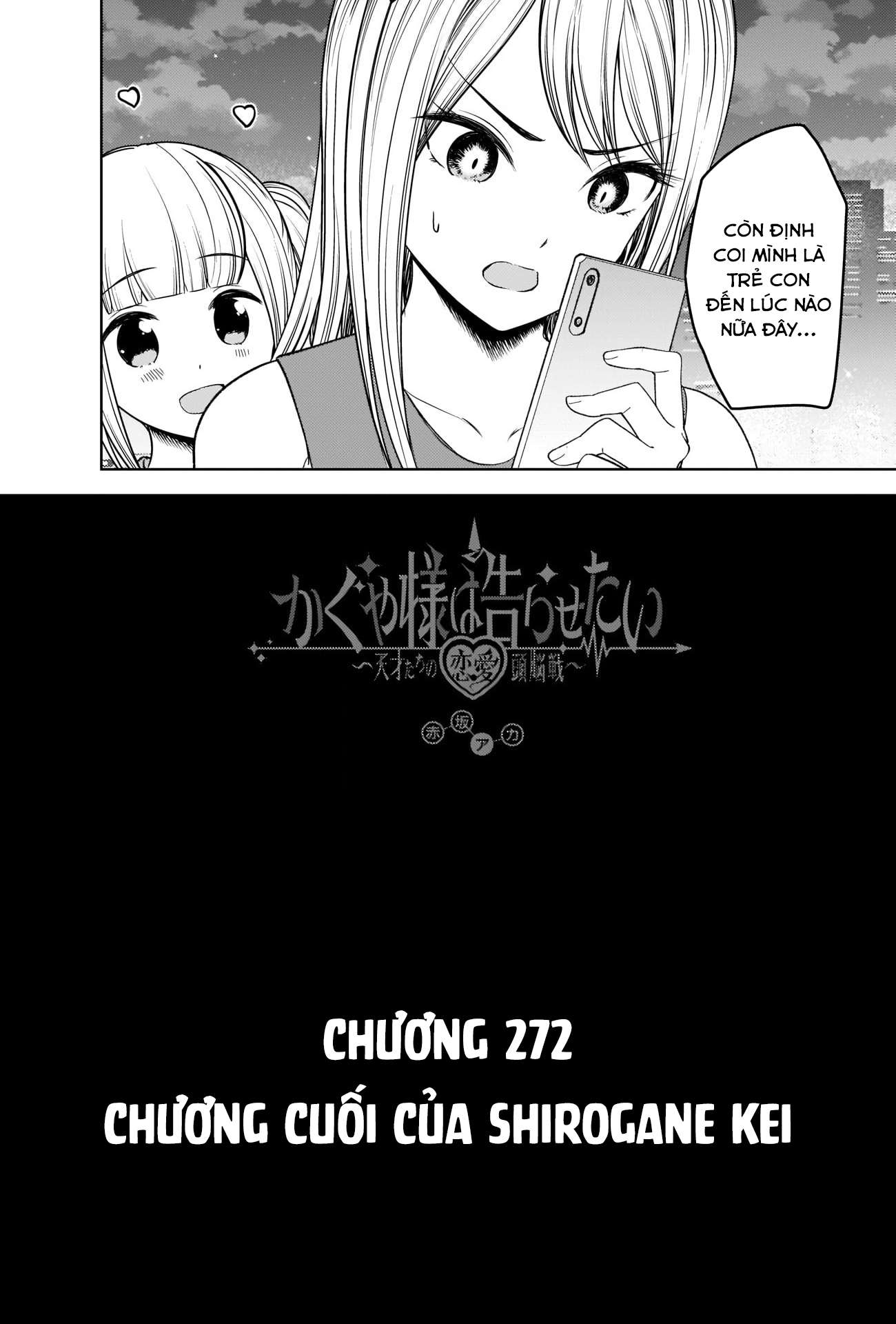 Kaguya-Sama Wa Kokurasetai – Tensai-Tachi No Renai Zunousen Chapter 272 - Trang 2