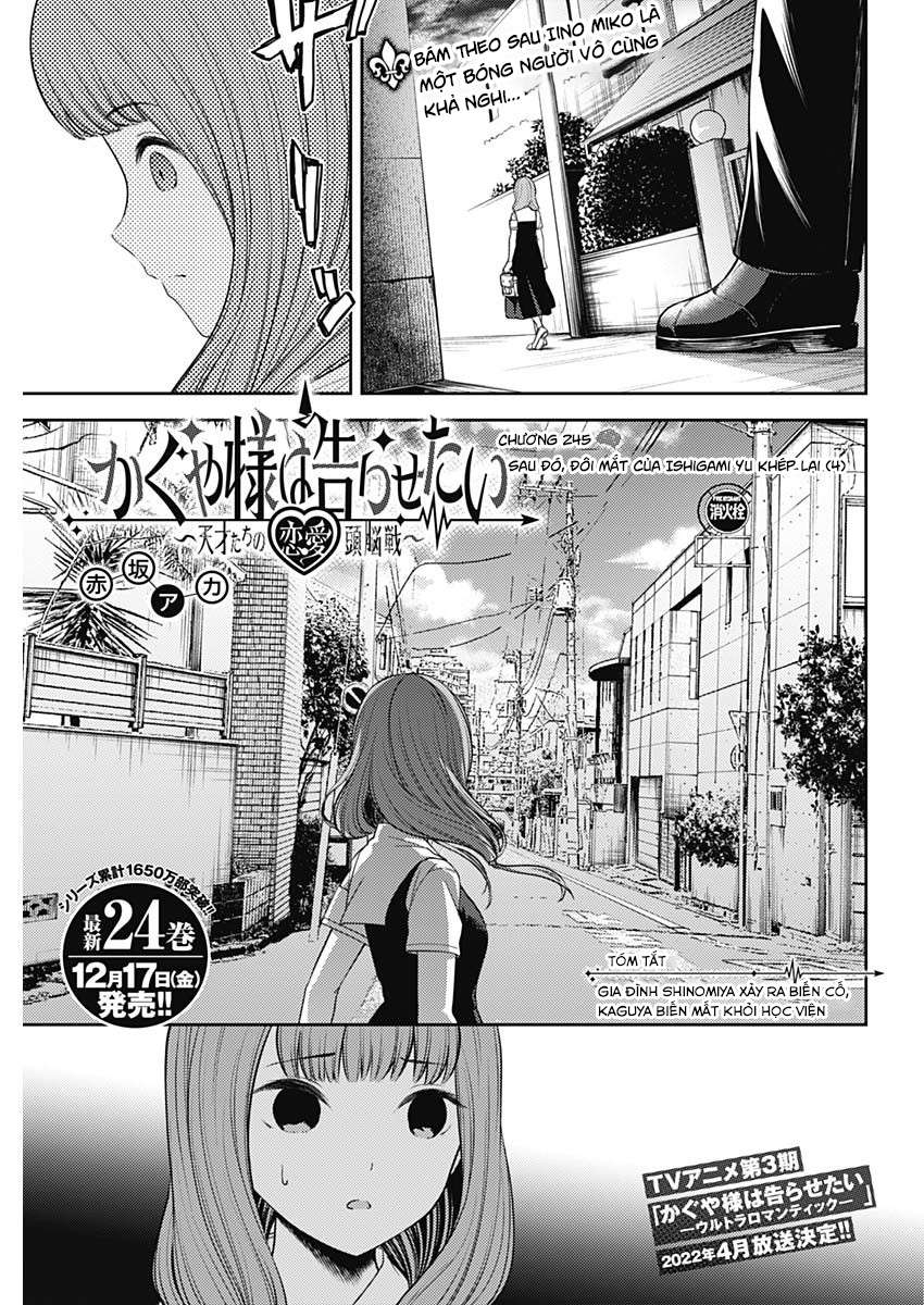 Kaguya-Sama Wa Kokurasetai – Tensai-Tachi No Renai Zunousen Chapter 245 - Trang 2