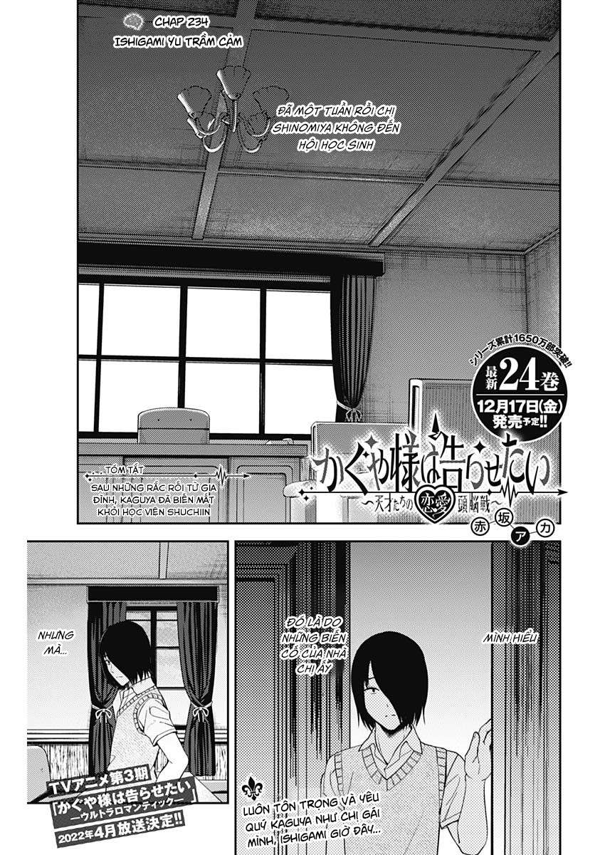 Kaguya-Sama Wa Kokurasetai – Tensai-Tachi No Renai Zunousen Chapter 244 - Trang 2