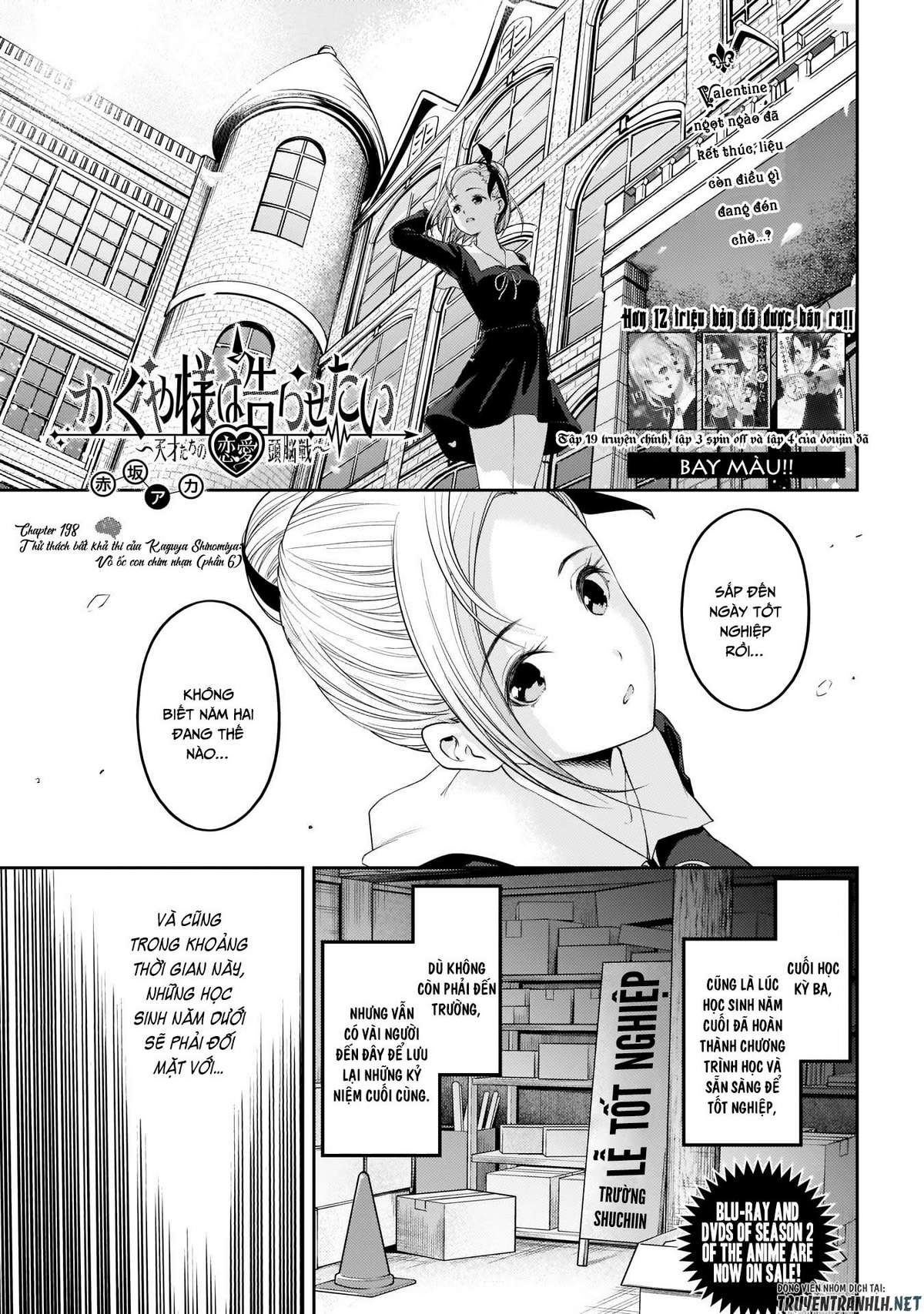 Kaguya-Sama Wa Kokurasetai – Tensai-Tachi No Renai Zunousen Chapter 198 - Trang 2