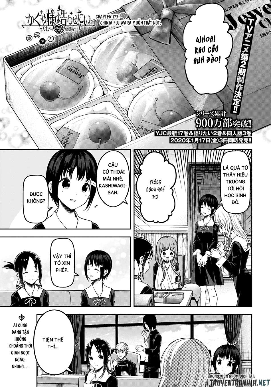 Kaguya-Sama Wa Kokurasetai – Tensai-Tachi No Renai Zunousen Chapter 173 - Trang 2