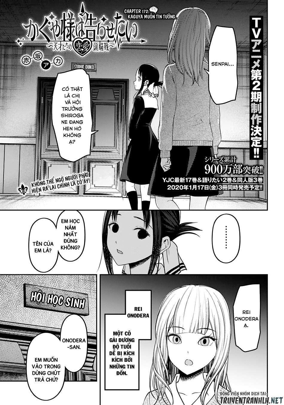 Kaguya-Sama Wa Kokurasetai – Tensai-Tachi No Renai Zunousen Chapter 172 - Trang 2