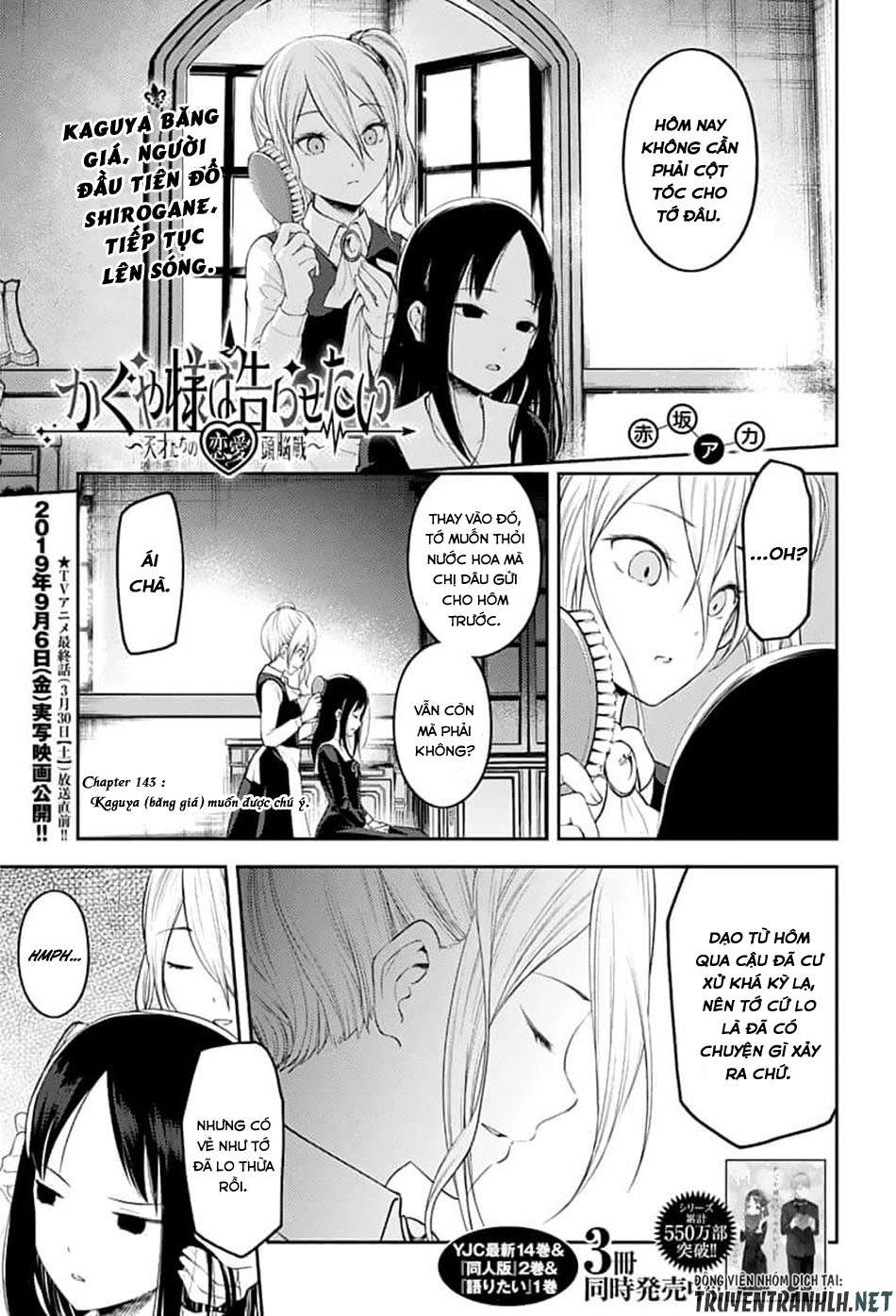 Kaguya-Sama Wa Kokurasetai – Tensai-Tachi No Renai Zunousen Chapter 143 - Trang 2