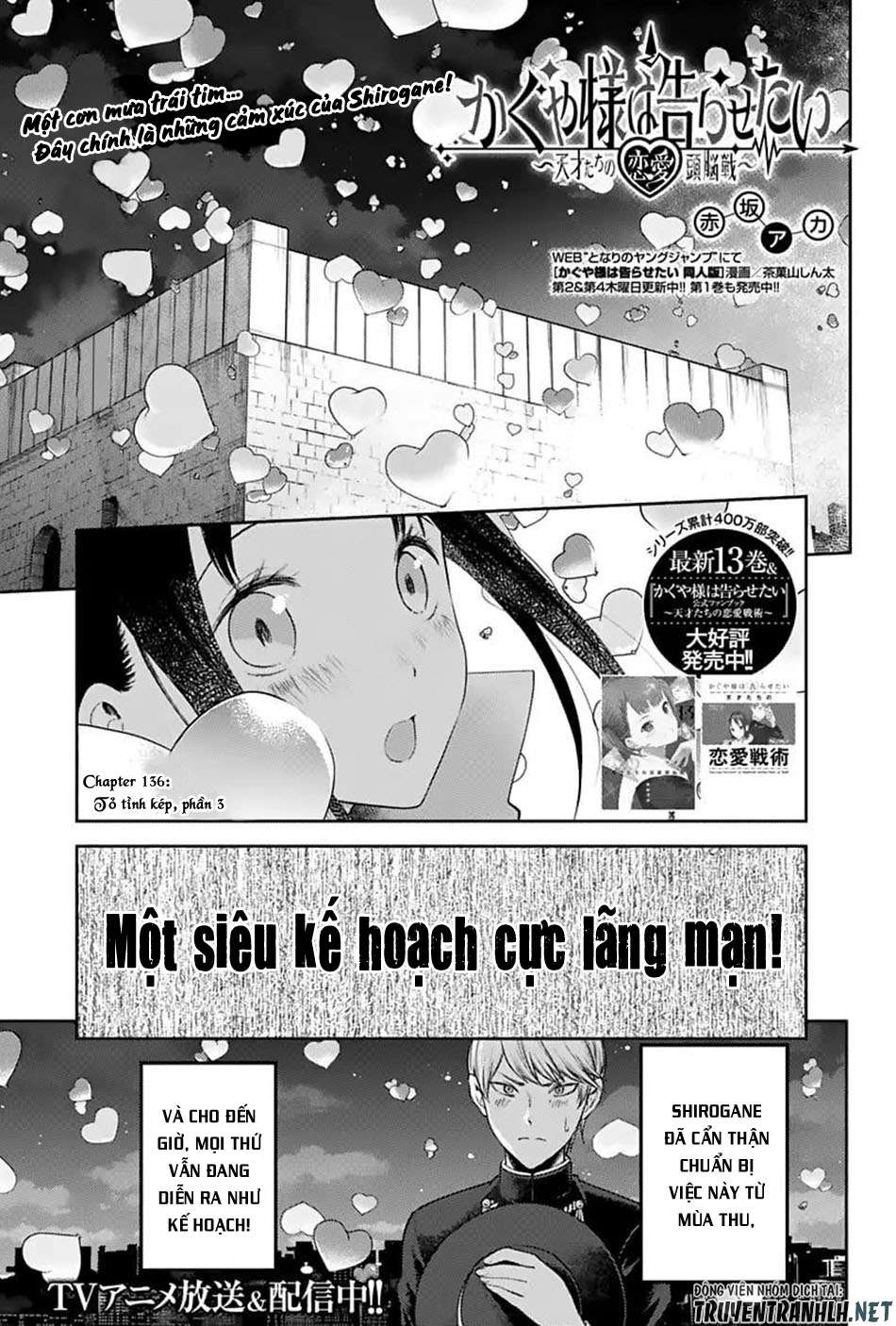 Kaguya-Sama Wa Kokurasetai – Tensai-Tachi No Renai Zunousen Chapter 136 - Trang 2