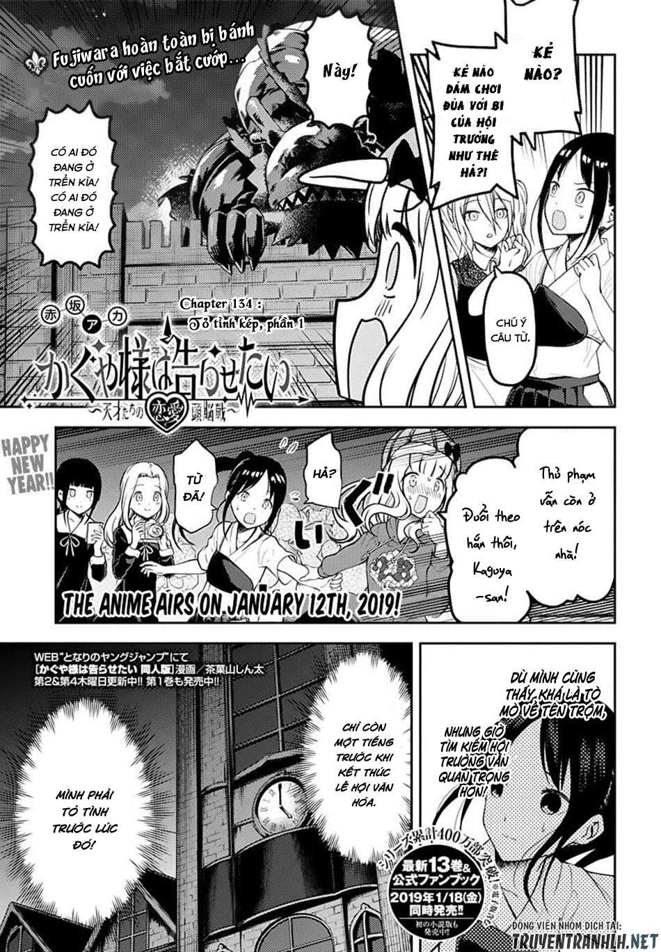 Kaguya-Sama Wa Kokurasetai – Tensai-Tachi No Renai Zunousen Chapter 134 - Trang 2