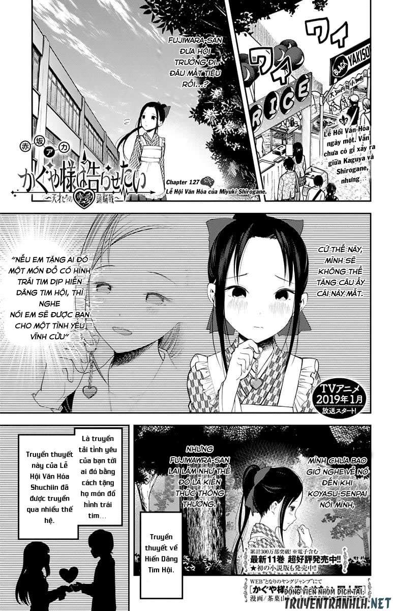 Kaguya-Sama Wa Kokurasetai – Tensai-Tachi No Renai Zunousen Chapter 127 - Trang 2